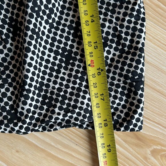 Kate Spade South America 100% Cotton Balloon Polka Dot skirt in black and white - Picture 4 of 6